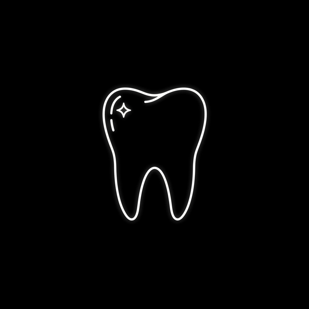 Minimal, elegant cosmetic dentistry icon symbolizing minimally invasive smile enhancement for patients in Madison Heights, Sterling Heights, Birmingham, and Bloomfield Hills.